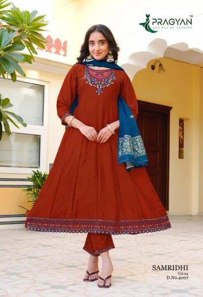 Pragyan samriddhi vol 4 anarkali wholesale market for kurtis in chennai